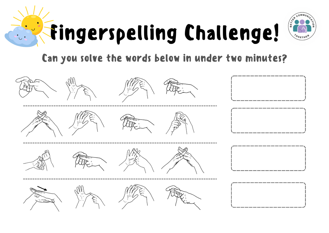 Fingerspelling Challenge 